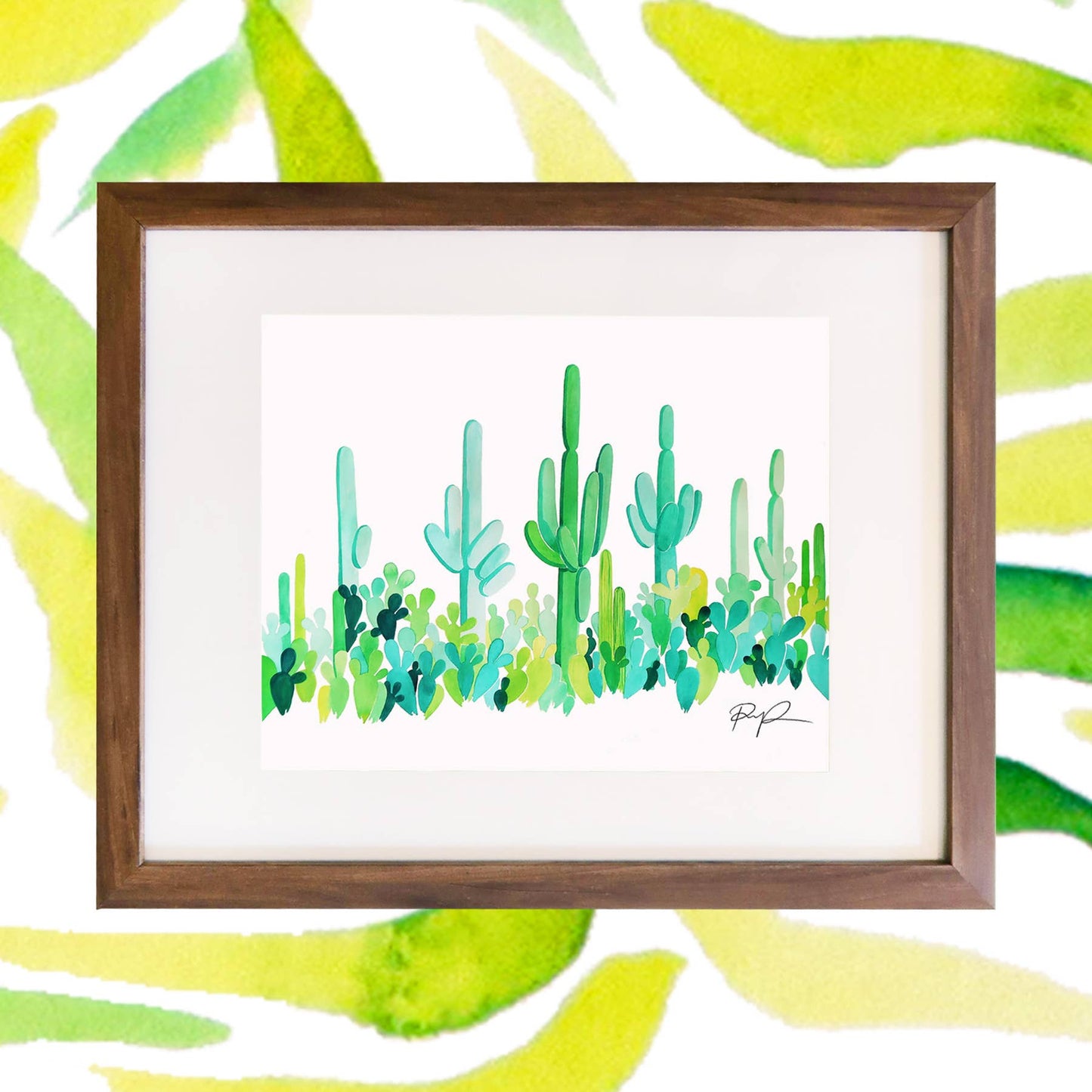 "Emerald Valley" Art Print: 8"x10"