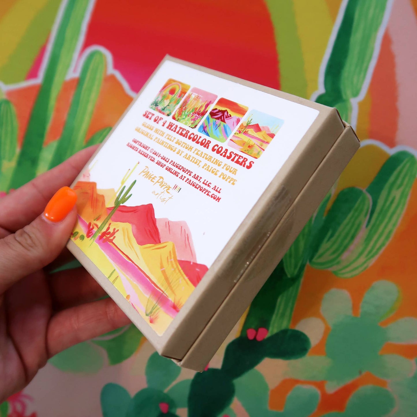 "Desert Vibrance" Boxed Coaster Set