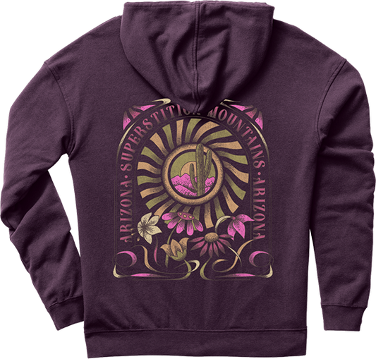 Flower Power Crossover Hoody, Superstition Mountains, Arizona