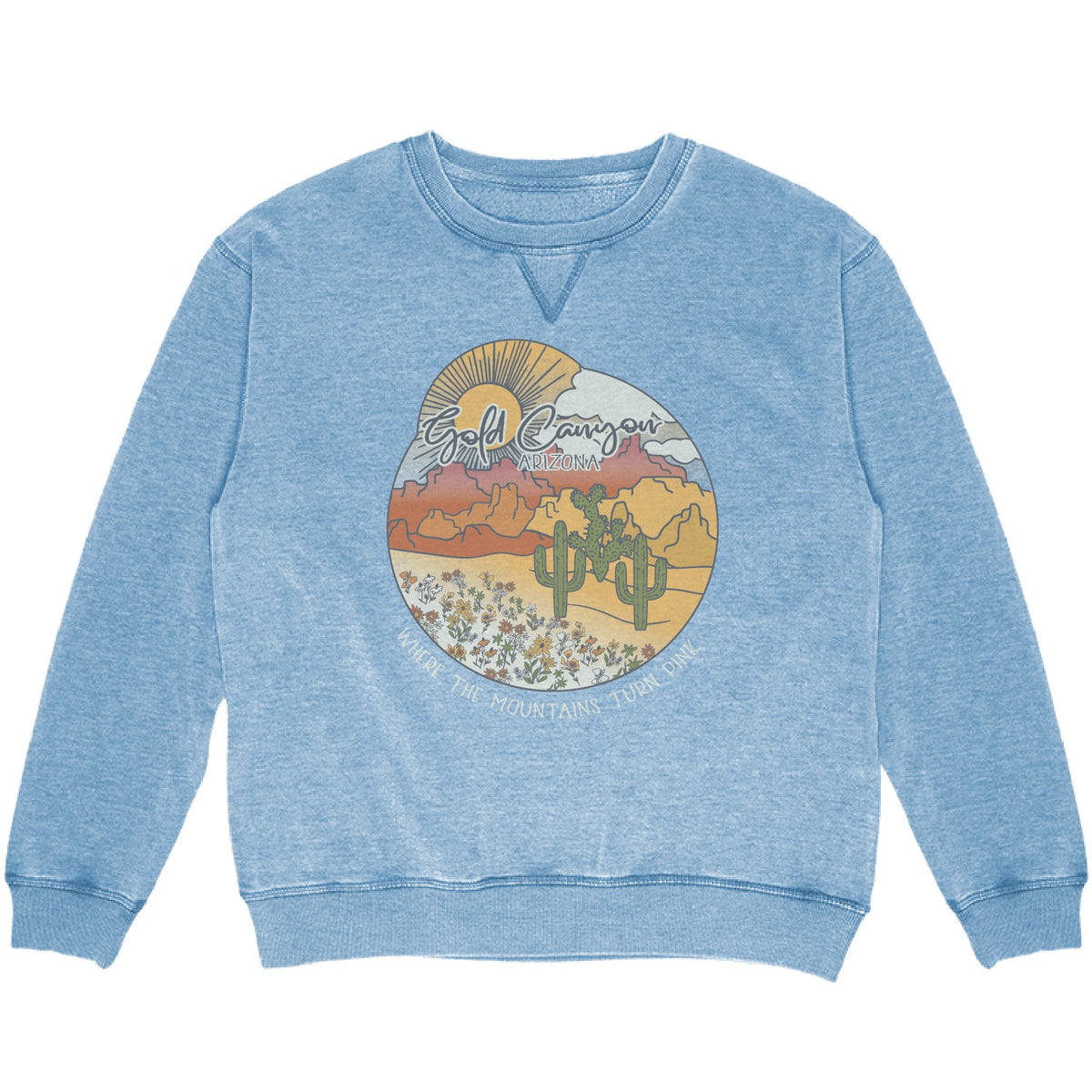 Desert Rhythm Fleece Crew
