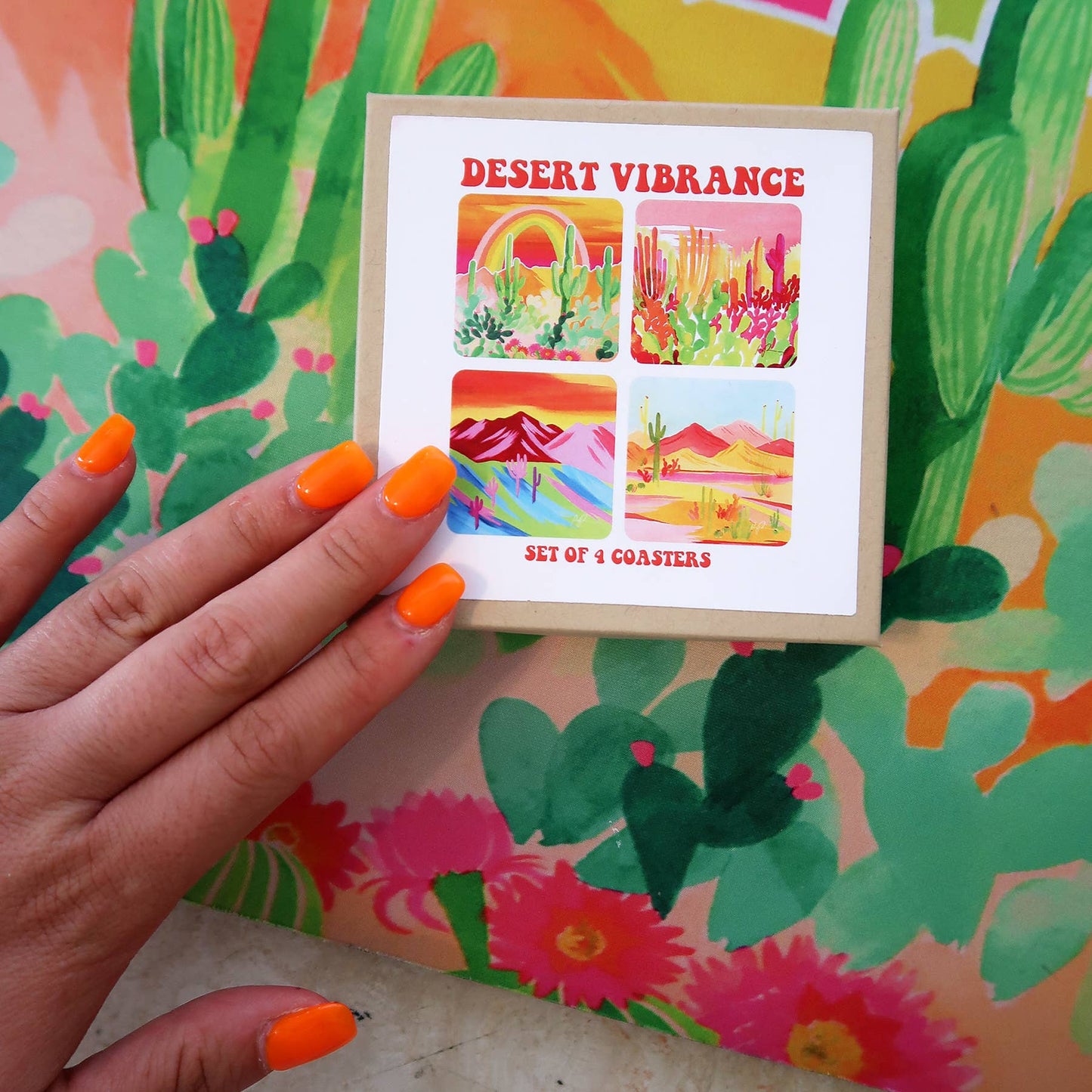 "Desert Vibrance" Boxed Coaster Set