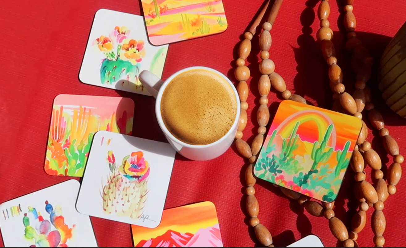 "Desert Vibrance" Boxed Coaster Set