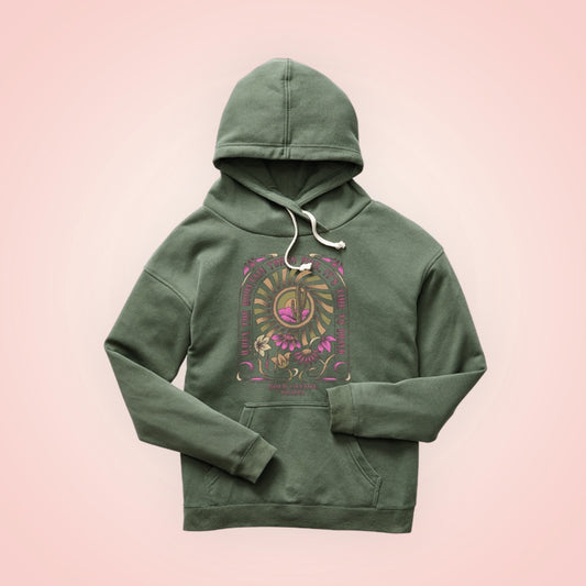 Flower Power Crossover Pocketed Hoody , Gold Canyon, AZ