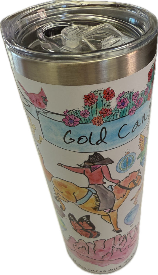 Custom GC AZ 20 oz USA Skinny Tumbler