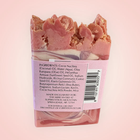 When The Mountains Turn Pink Artisan Bar Soap