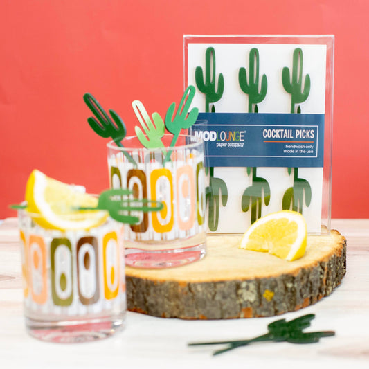 Cactus/Western Metallic Cocktail or Appetizer Picks