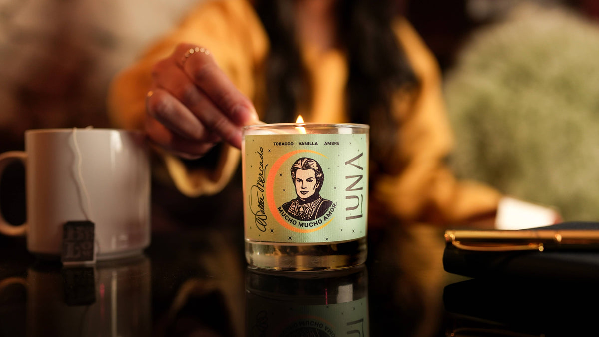 Luna ( Moon ) Candle-Walter Mercado