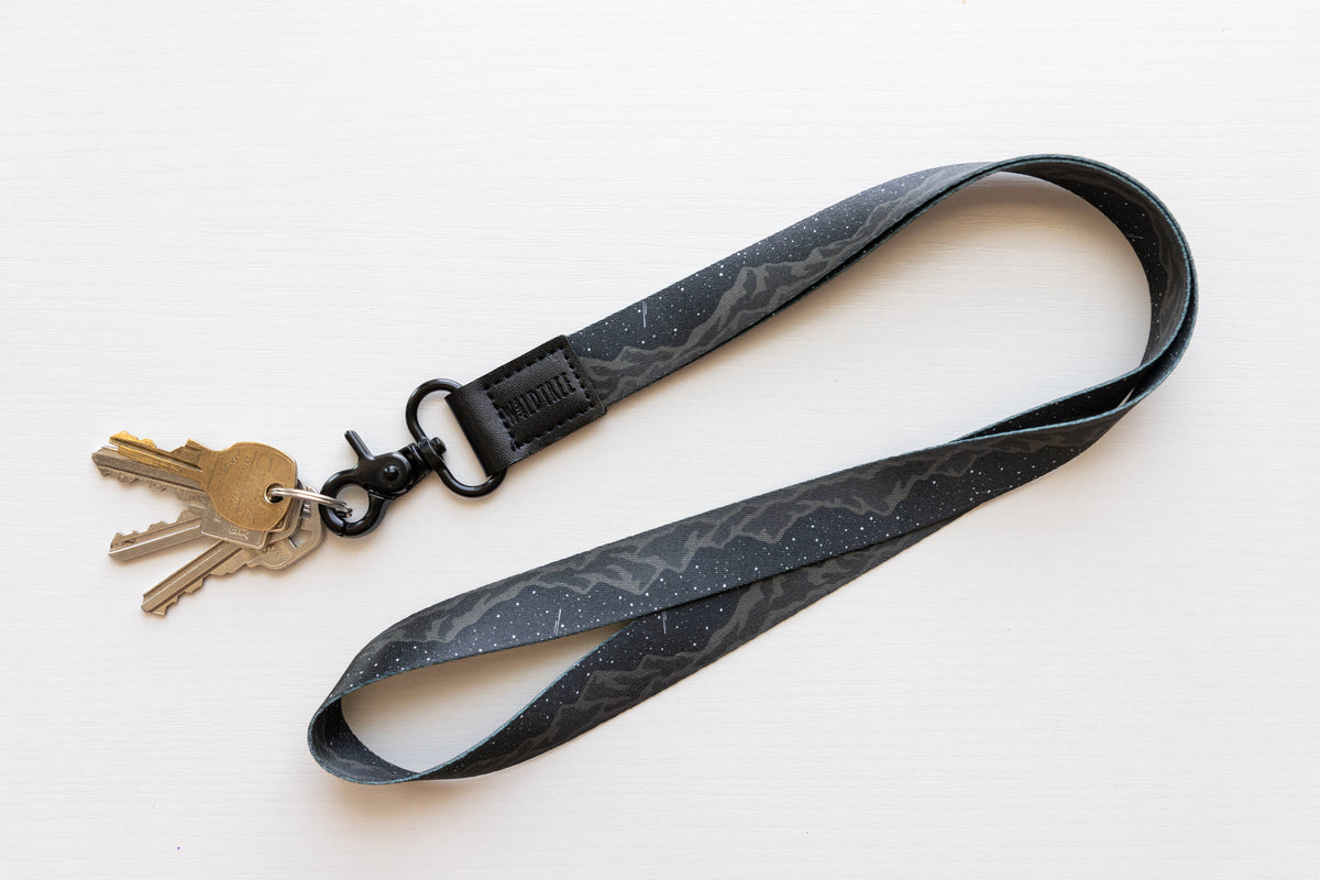 Midnight Mountain Neck Lanyard