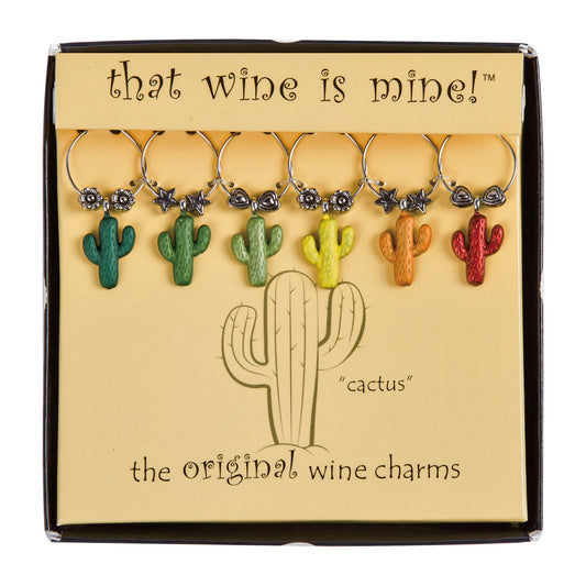 Cactus Wine Charms