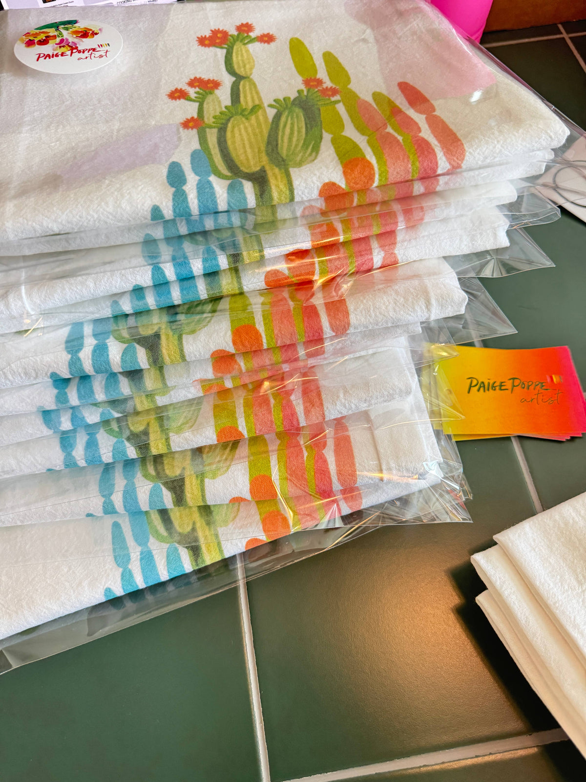 "Desert Whimsy" Tea Towel
