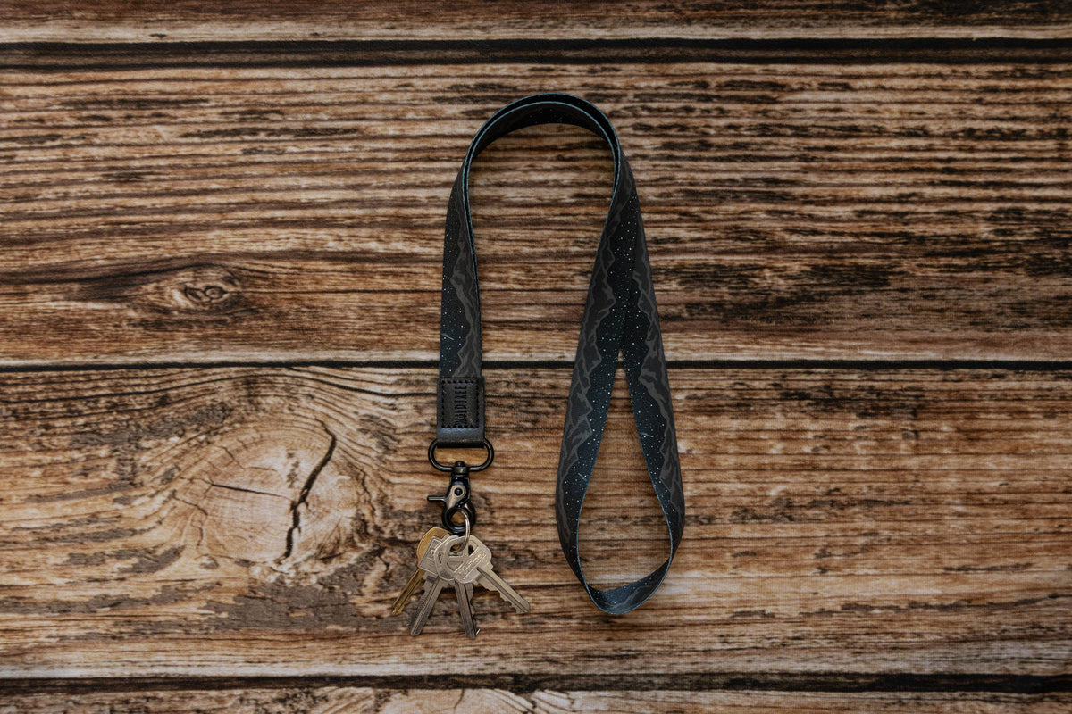 Midnight Mountain Neck Lanyard