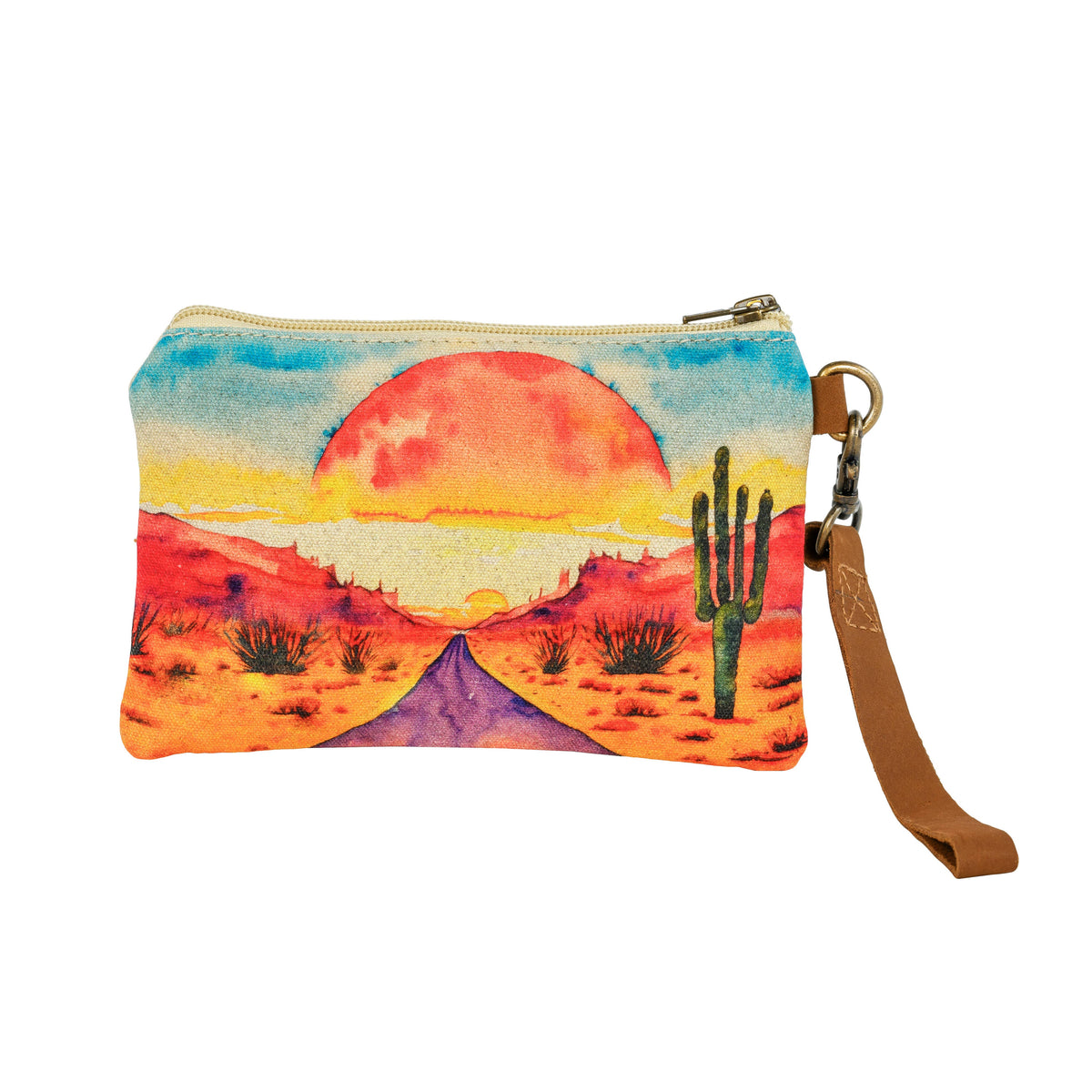 Desert Sunset Vista Wristlet
