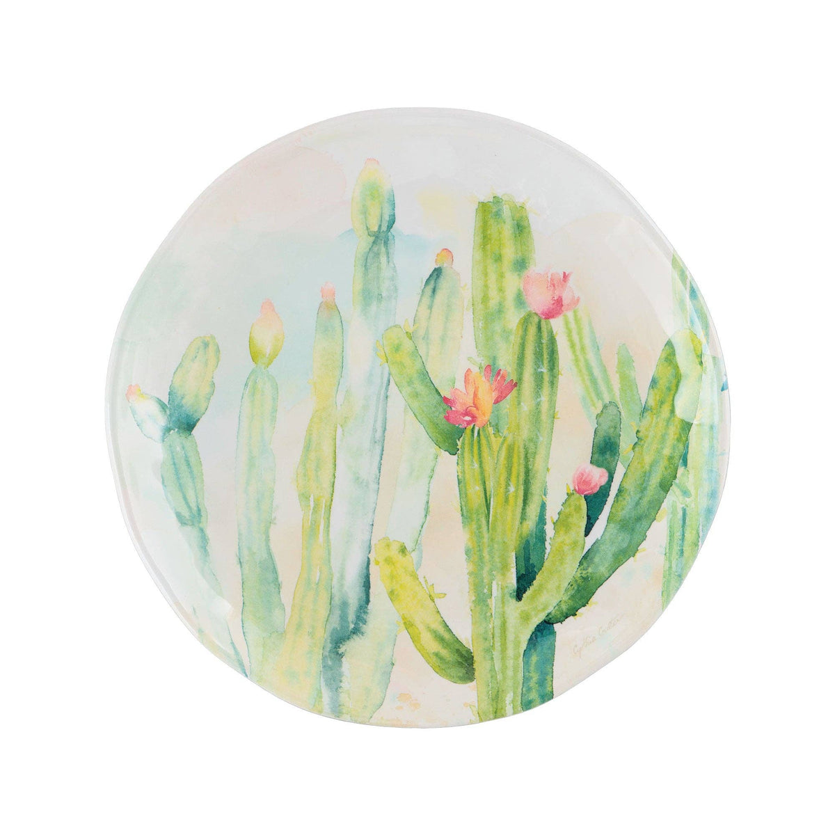 Cactus Garden 6" Melamine Plate 4-Piece