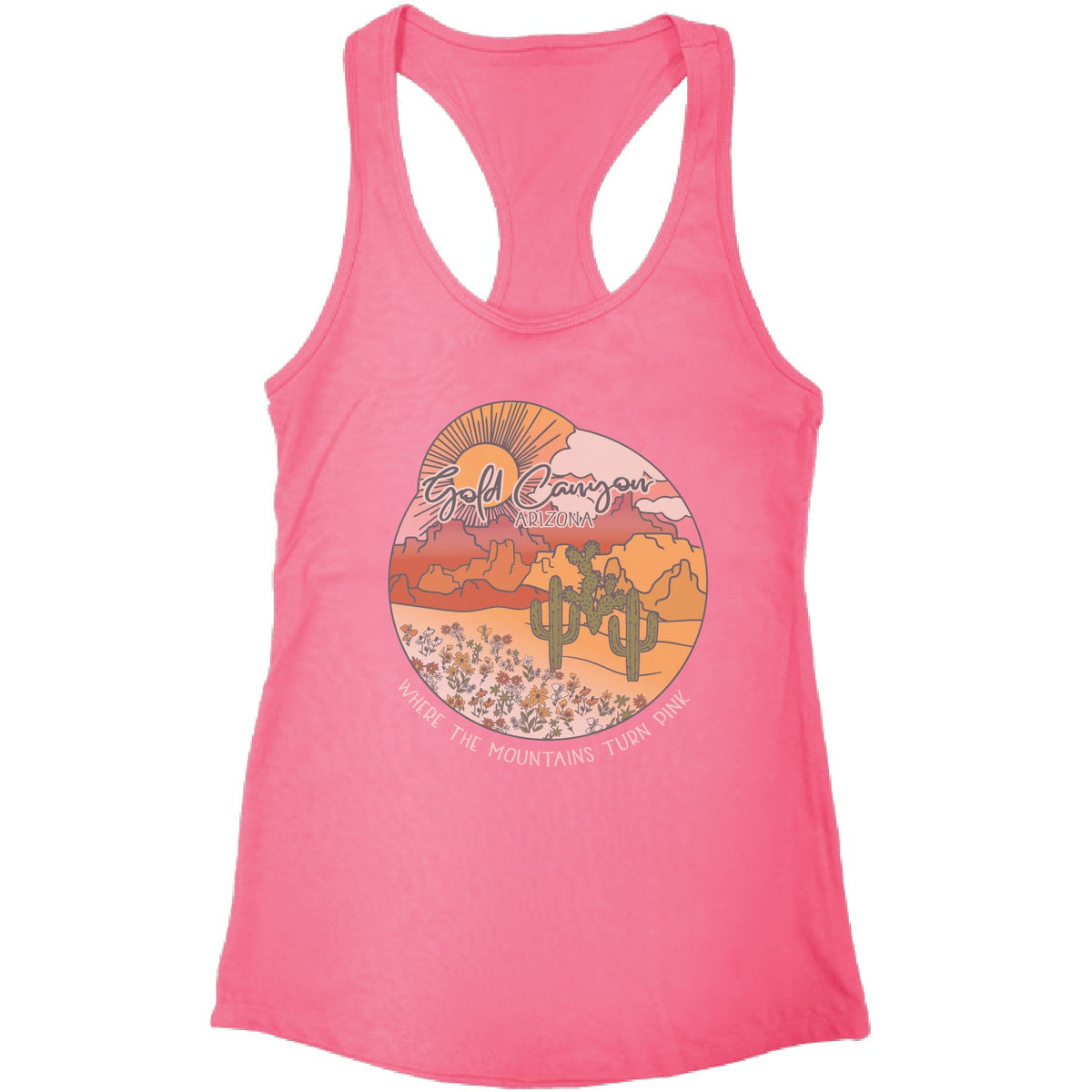 Desert Rhythm Racer Back Tank