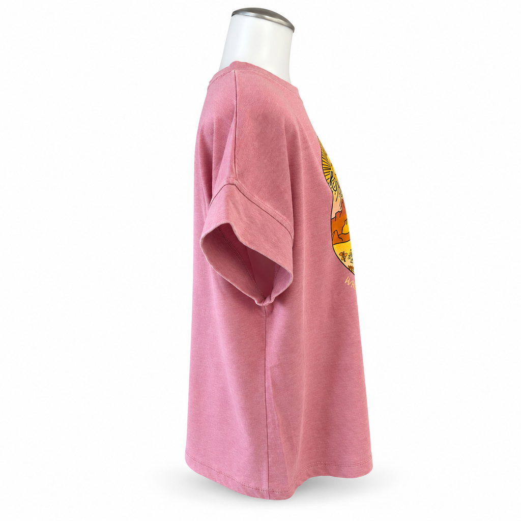Desert Rhythm Oversized Peak Shoulder Shirt