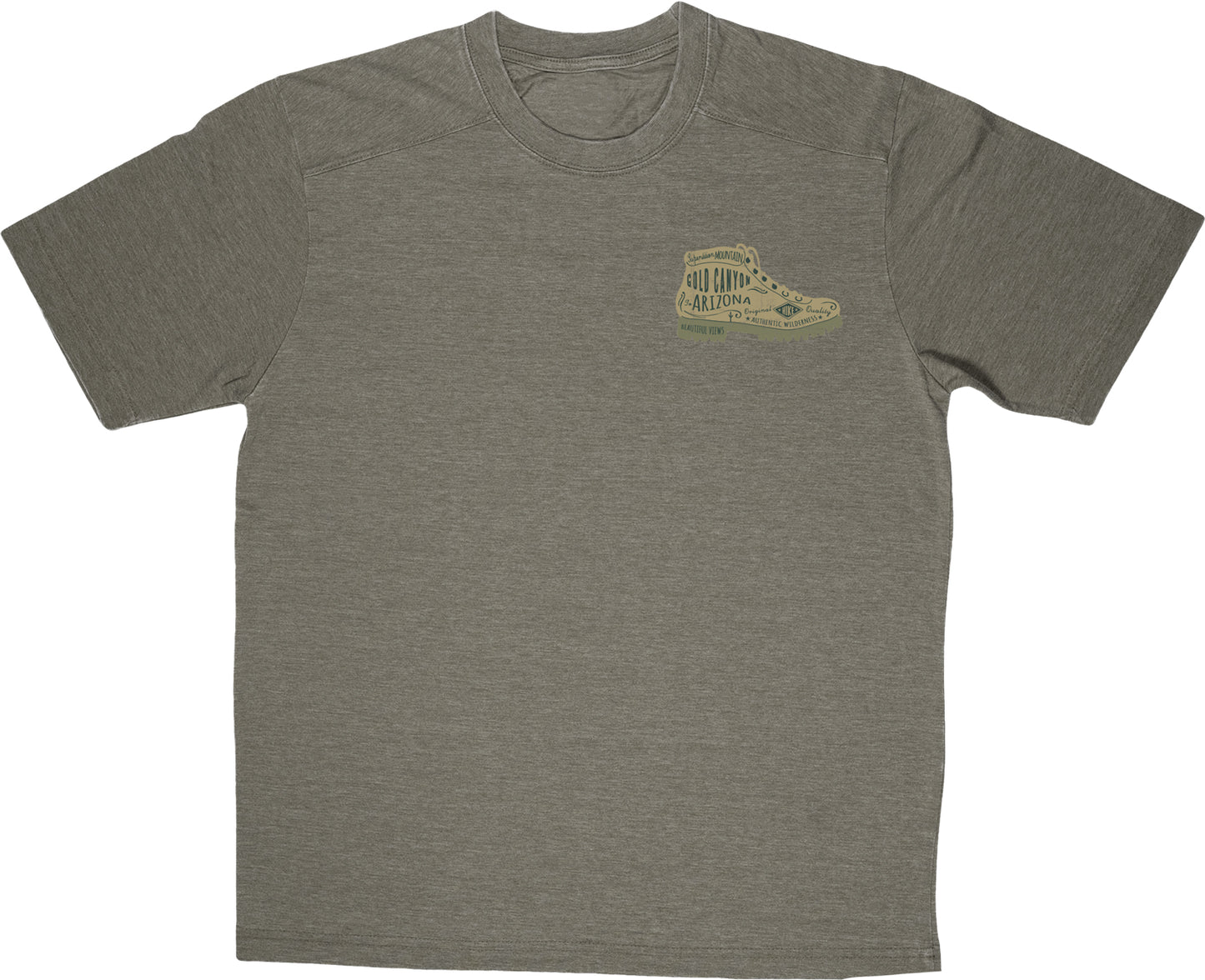 “Take a Hike” Polo Sleeve Burn Out