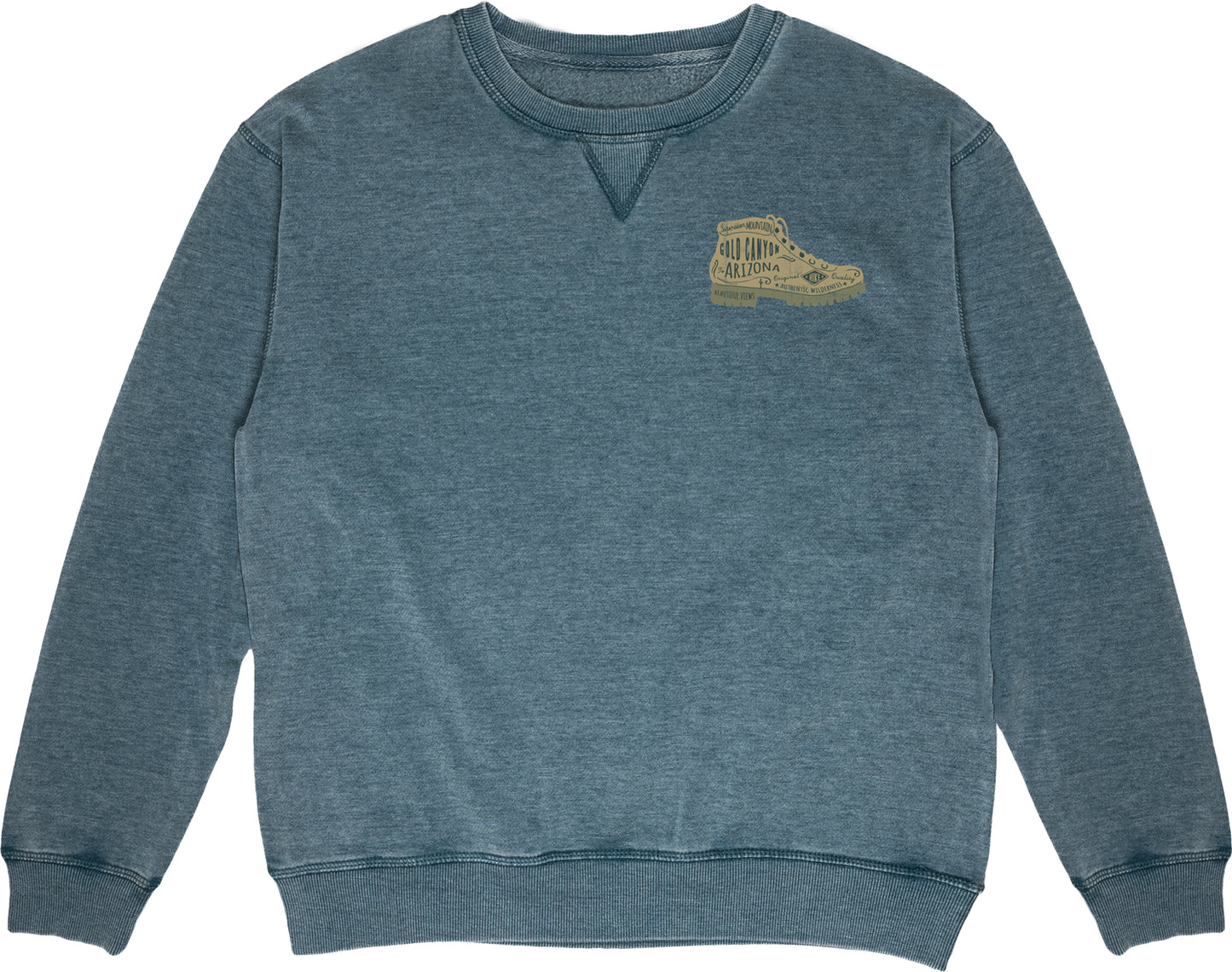 Take a Hike Burnout Fleece Crew