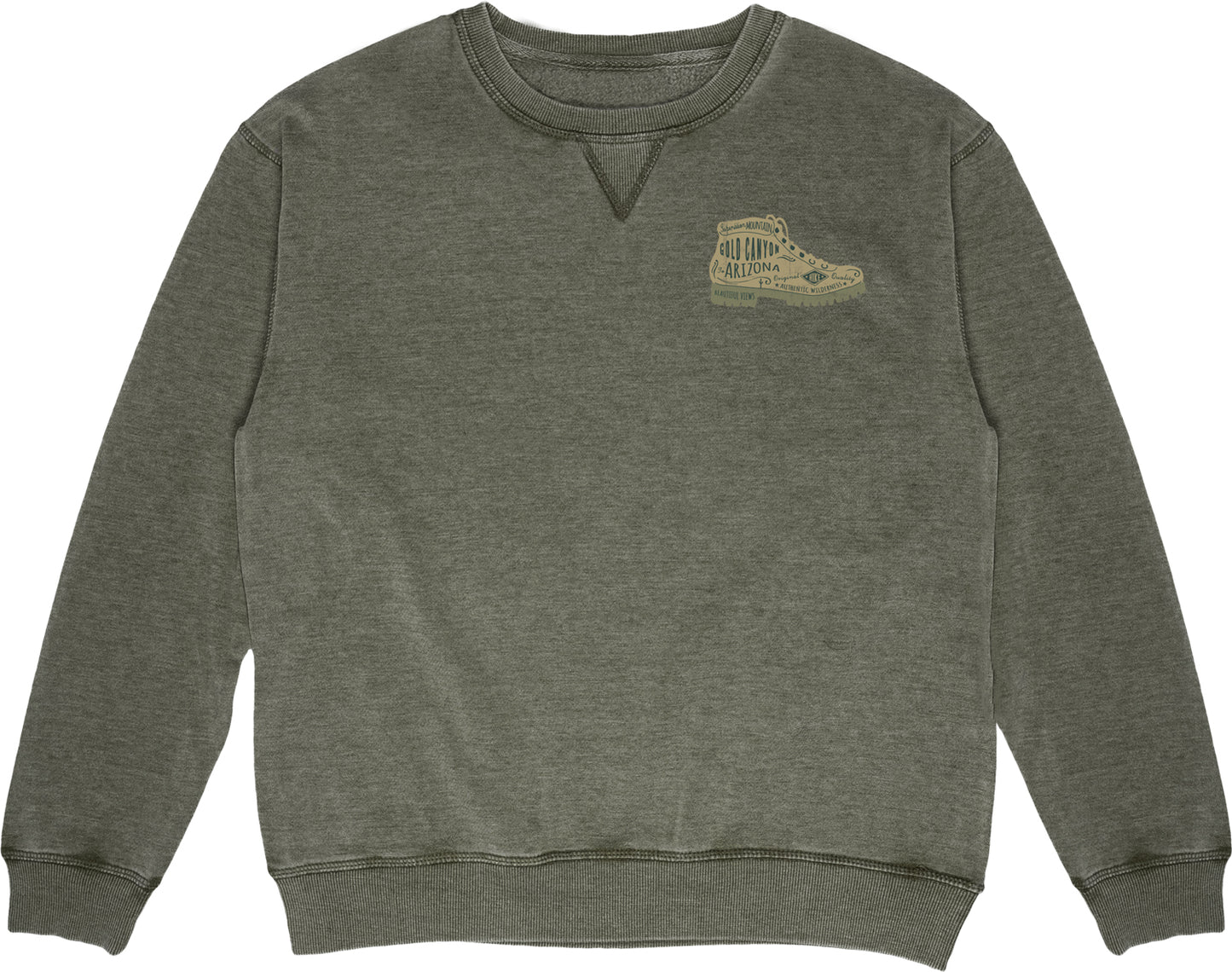 Take a Hike Burnout Fleece Crew