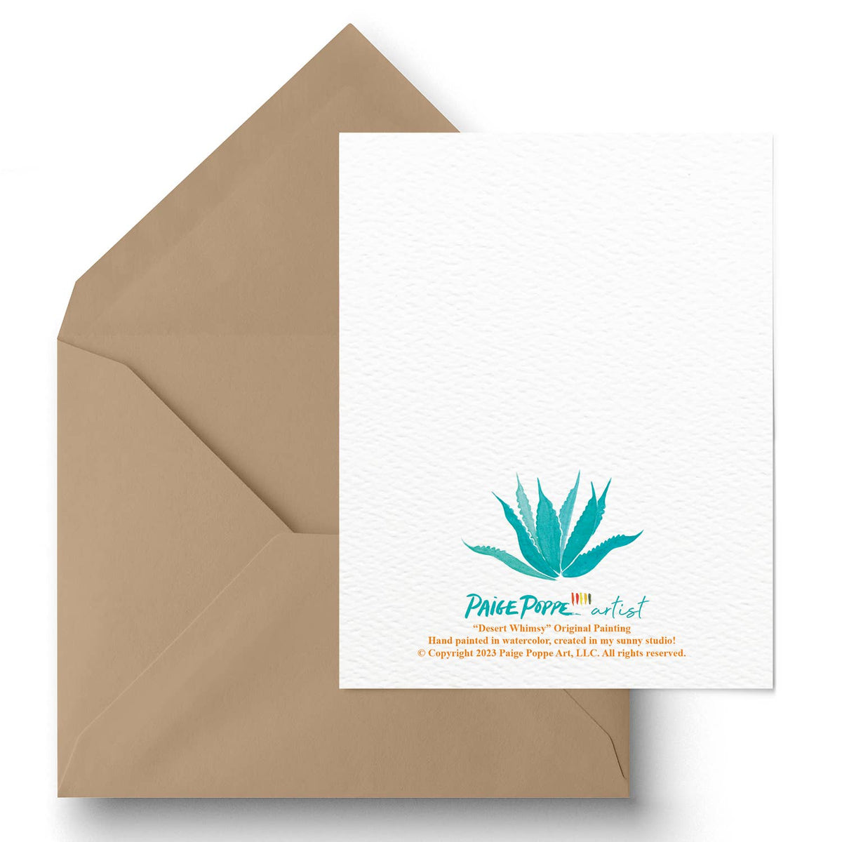 "Desert Whimsy" Birthday Card