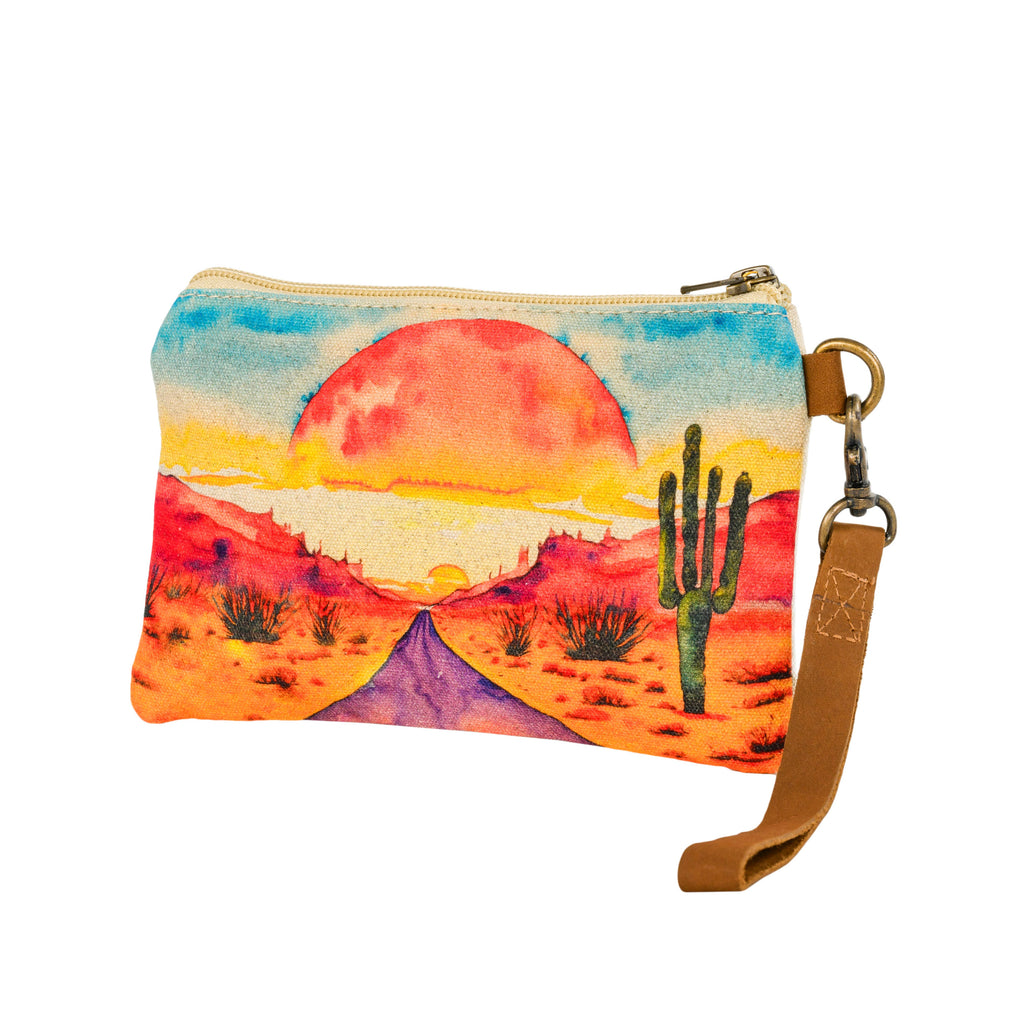 Desert Sunset Vista Wristlet