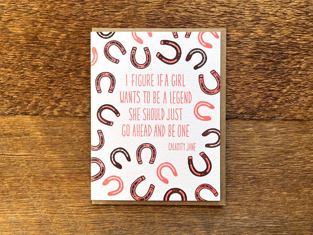 Calamity Jane Quote Card
