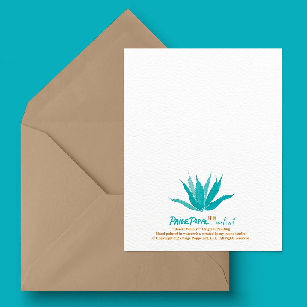 "Desert Whimsy" Birthday Card