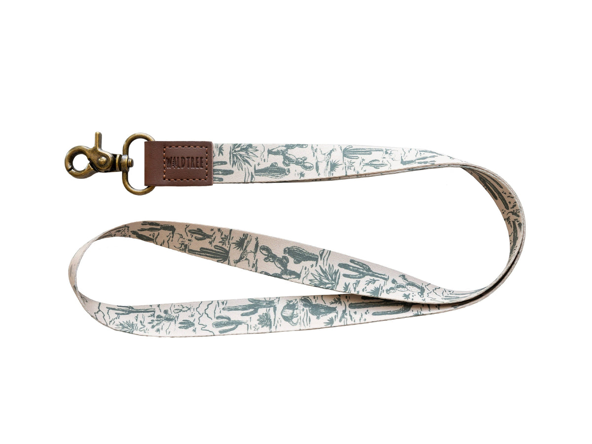Western Landscape Neck Lanyard - Desert Plants, Wildlife