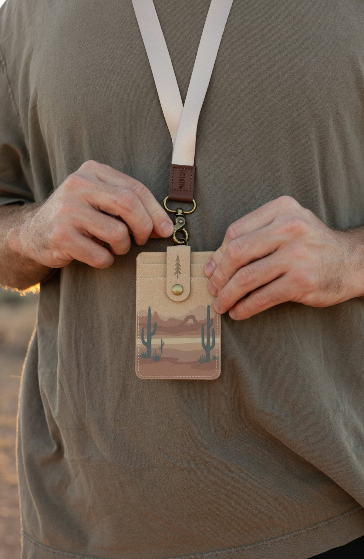 Desert ID Badge Holder