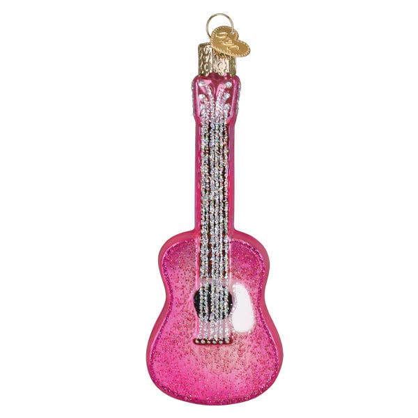 DP Glittered Glam Guitar Ornament
