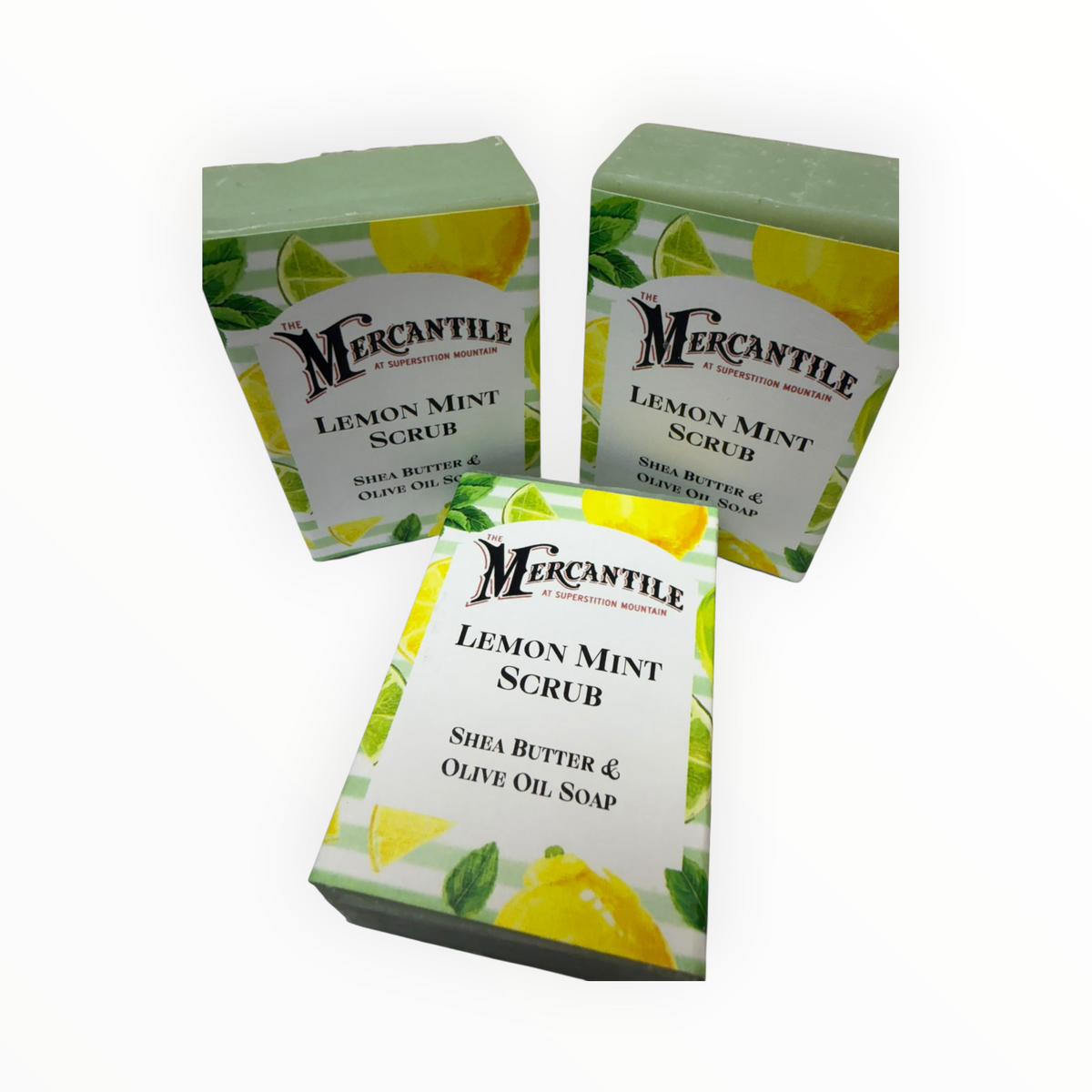 Lemon Mint Scrub Soap Bar