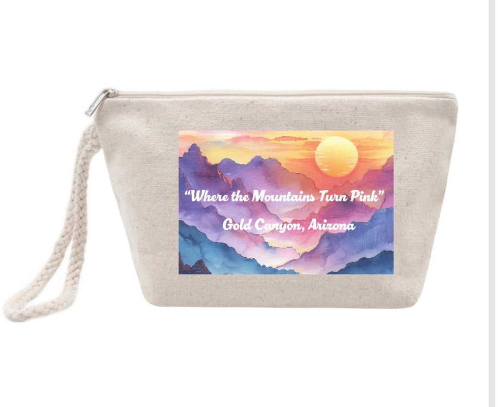 Handy Tote Bag “Where the Mountains Turn Pink”