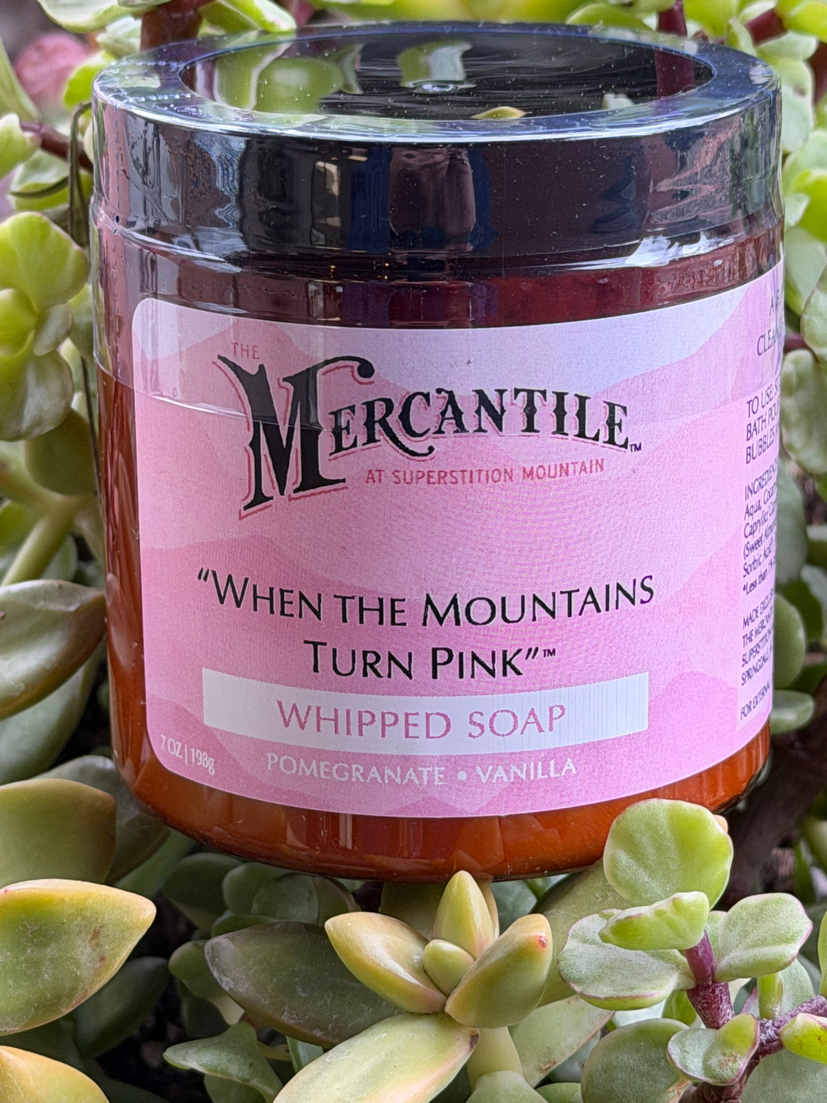 “When the Mountains Turn Pink” Whipped Soap