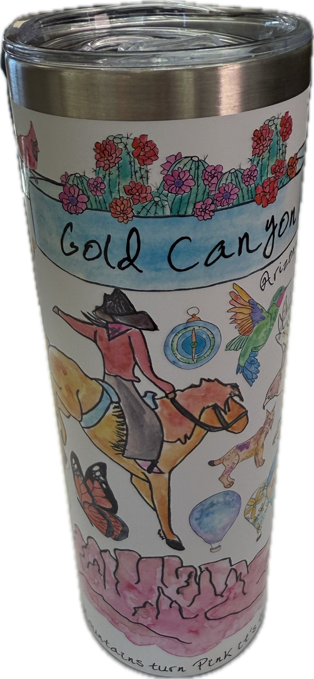 Custom GC AZ 20 oz USA Skinny Tumbler