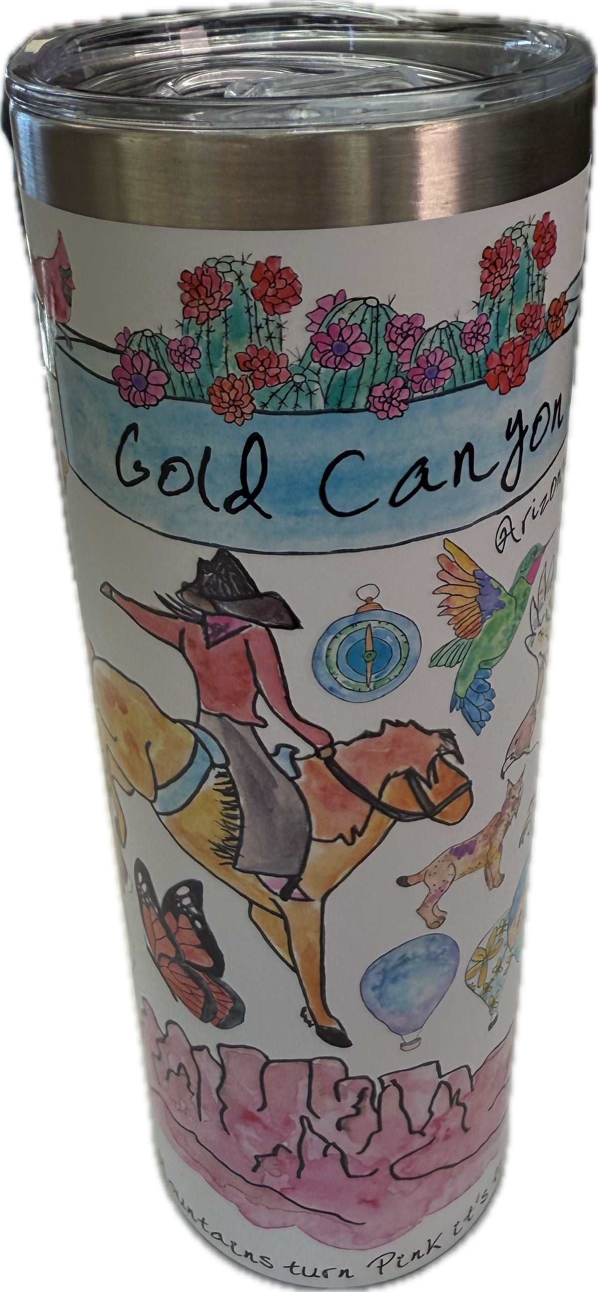 Custom GC AZ 20 oz USA Skinny Tumbler