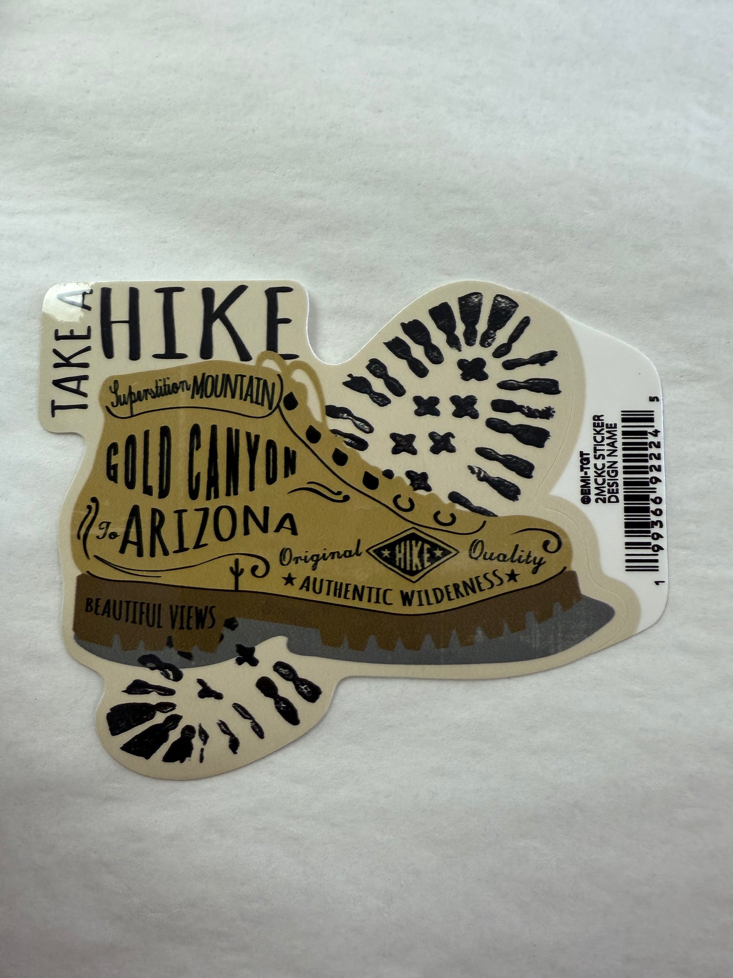 Take a Hike Boot Sticker