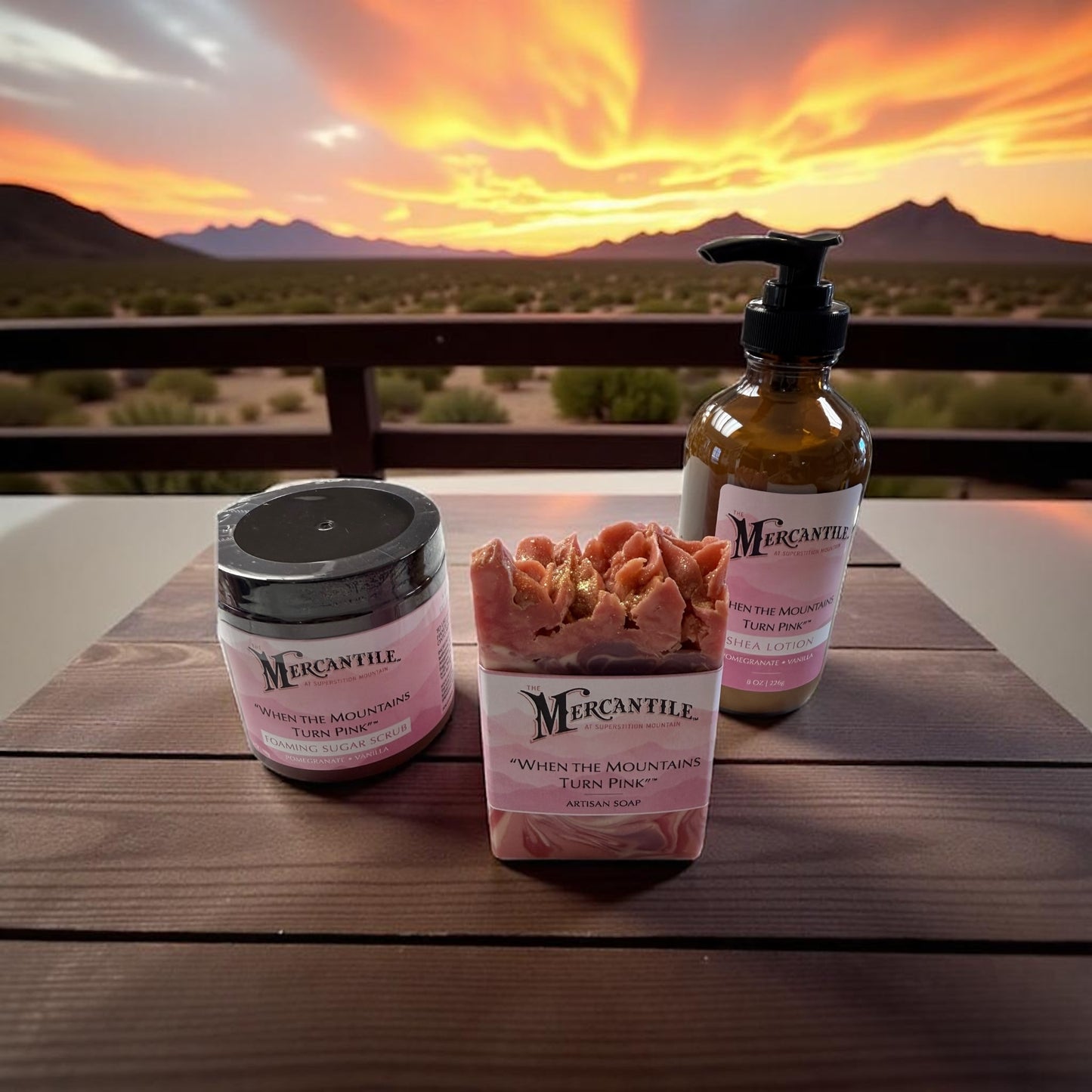 When the Mountains Turn Pink Foaming Sugar Scrub