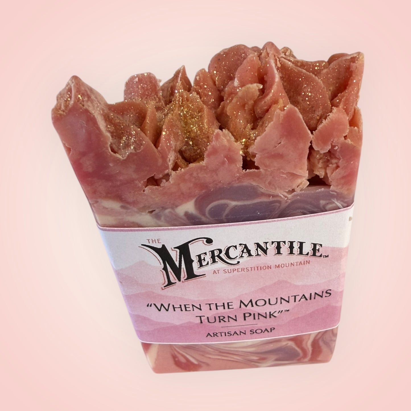 When The Mountains Turn Pink Artisan Bar Soap