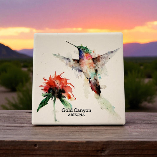 Gold Canyon Hummingbird Coasters