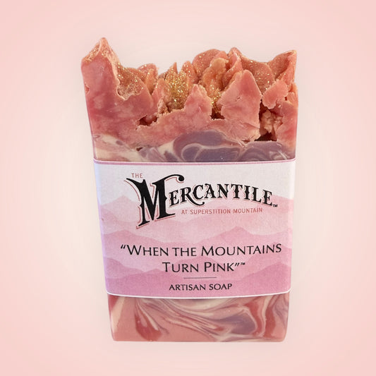When The Mountains Turn Pink Artisan Bar Soap
