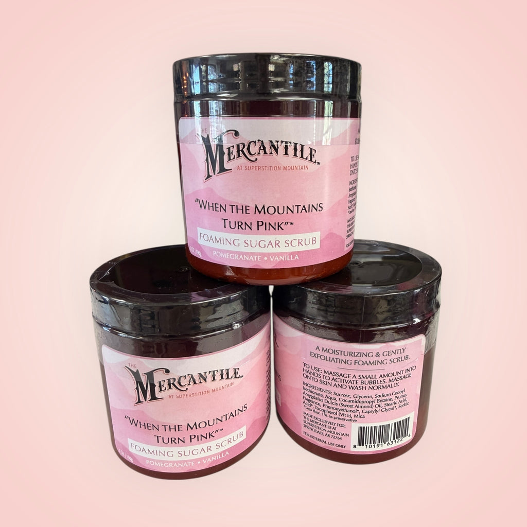When the Mountains Turn Pink Foaming Sugar Scrub