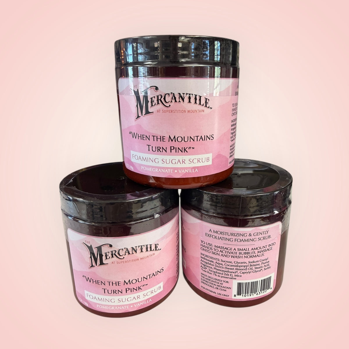 When the Mountains Turn Pink Foaming Sugar Scrub