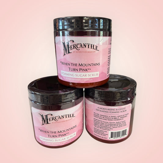 When the Mountains Turn Pink Foaming Sugar Scrub
