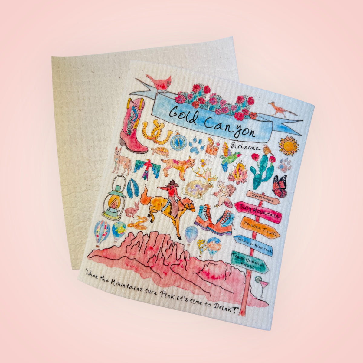 GC AZ Swedish Dishcloth, Private Label