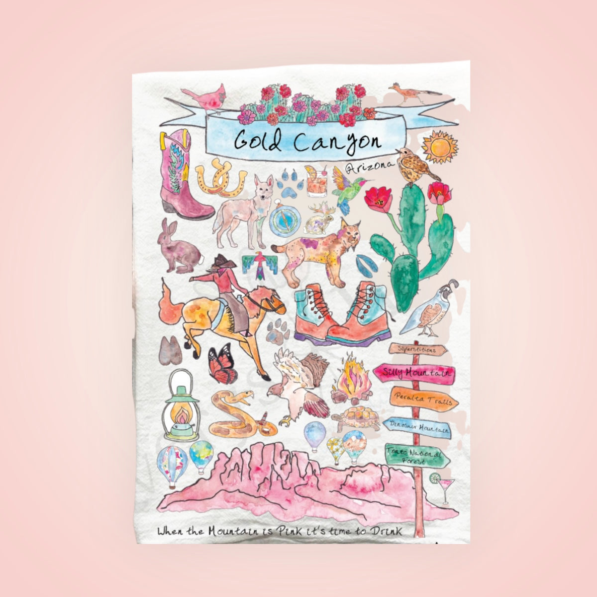 GC AZ Kitchen Dish Towel, Private Label