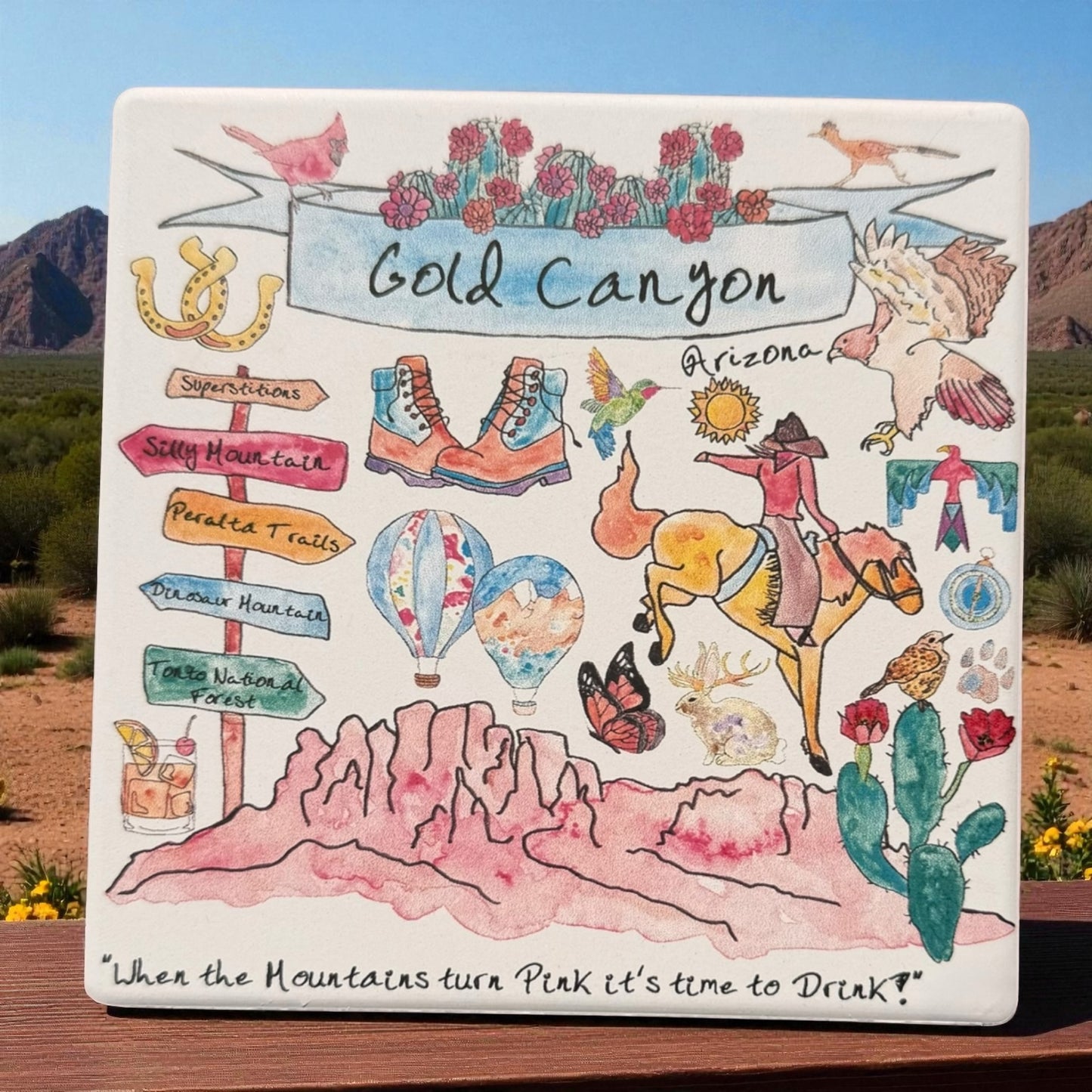 Custom GC AZ Coaster