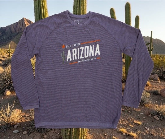 Waffle Weave Shirt - V2 Art - Long Sleeve