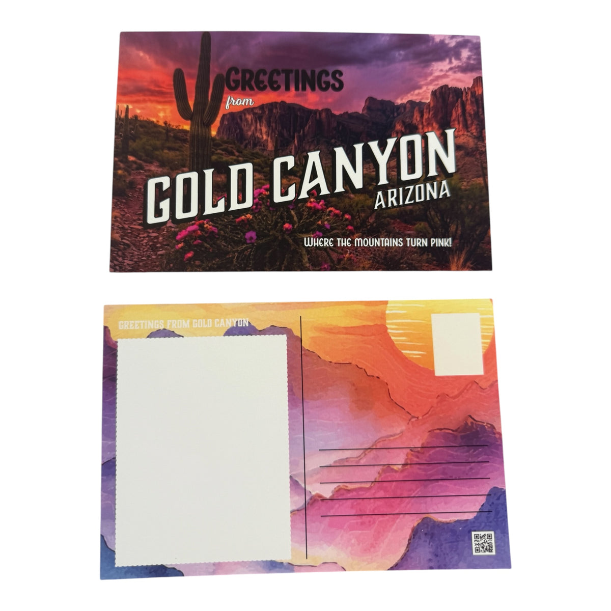Greetings from Gold Canyon Postcard