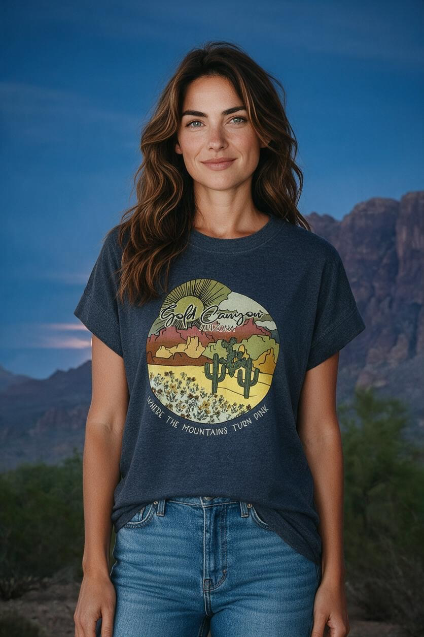 Desert Rhythm Oversized Peak Shoulder Shirt