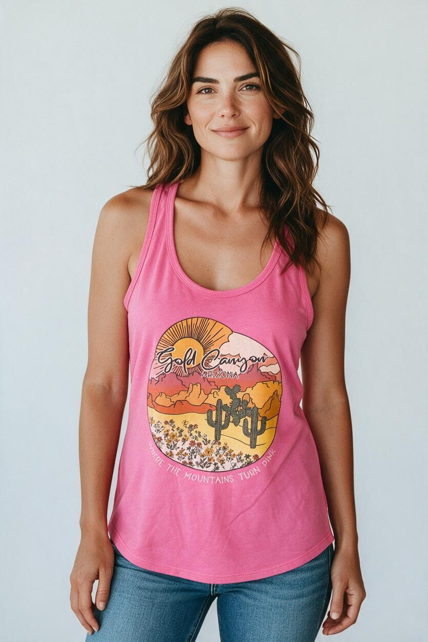 Desert Rhythm Racer Back Tank