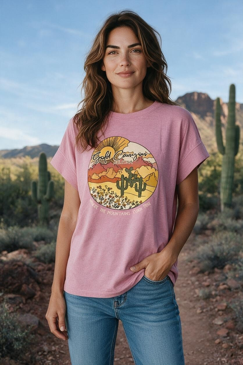 Desert Rhythm Oversized Peak Shoulder Shirt
